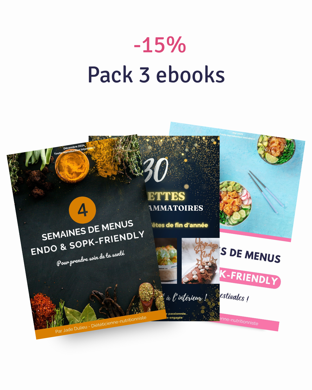 Pack 3 ebooks (Winter + Summer + Noël) -15%