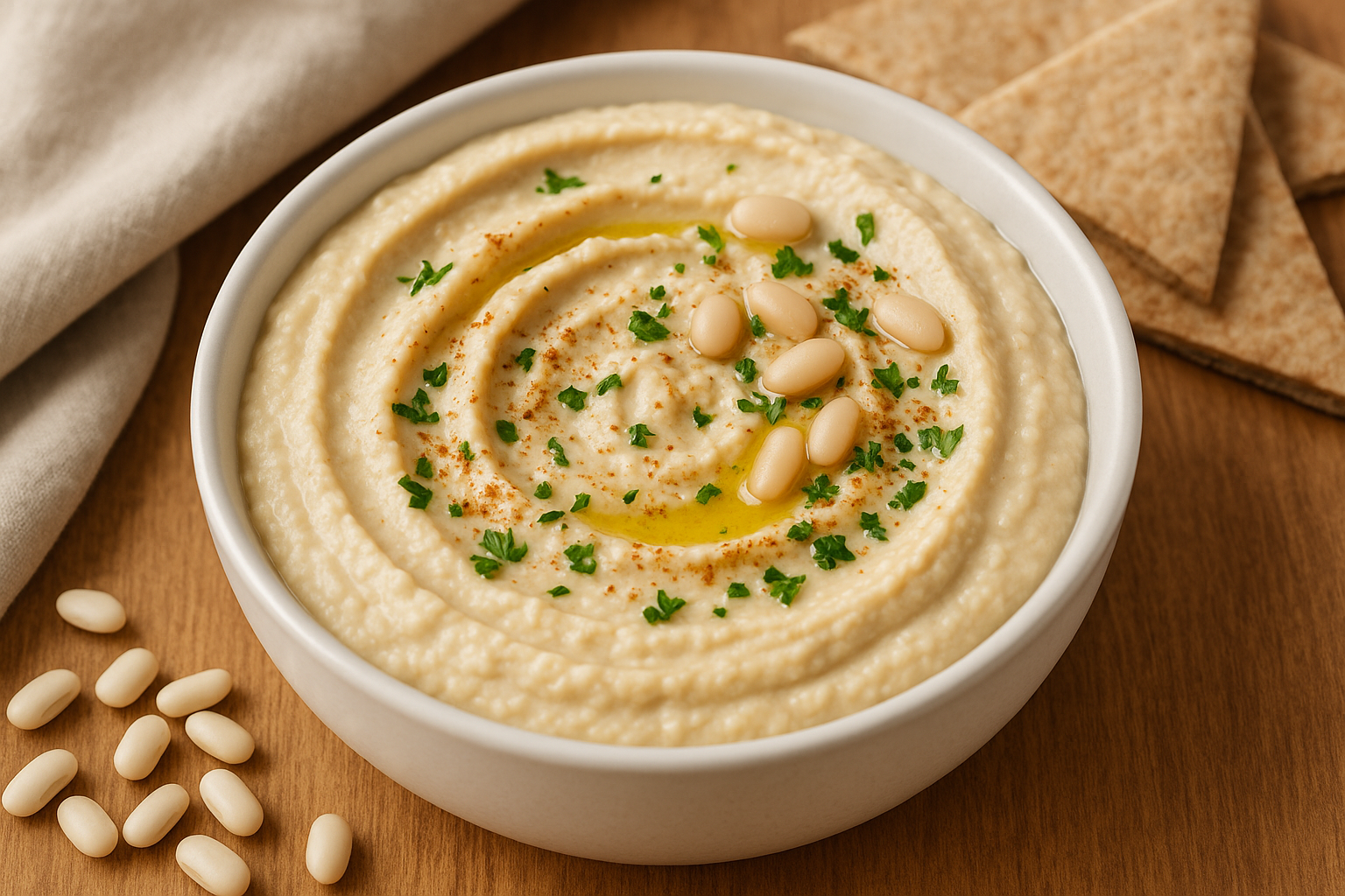 Idée apéro : Houmous de haricots blancs