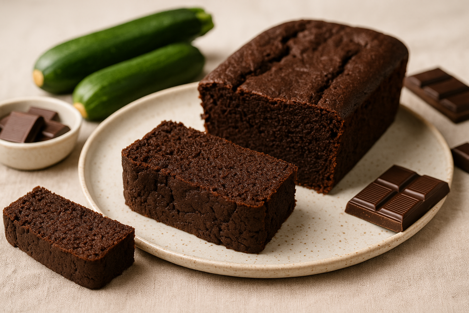 Idée collation : Gâteau courgettes chocolat IG bas