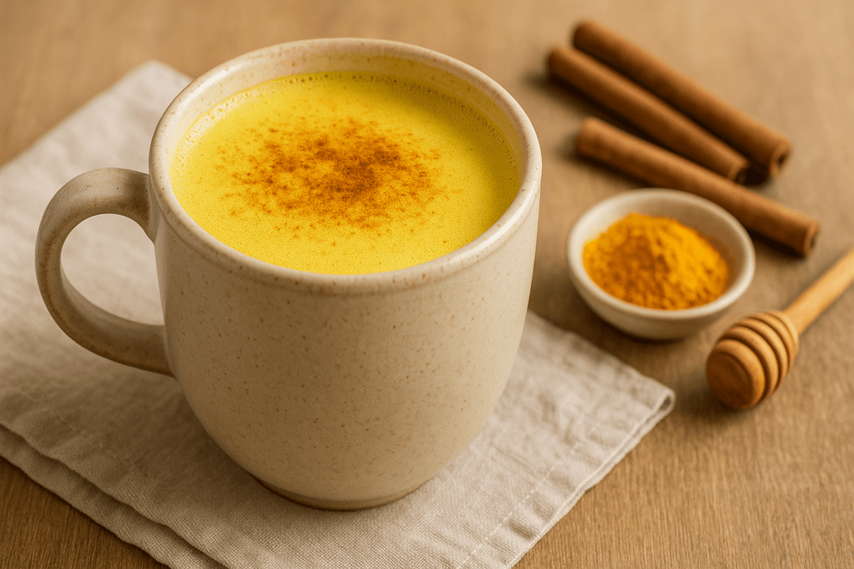 Idée boisson : Golden Latte anti-inflammatoire