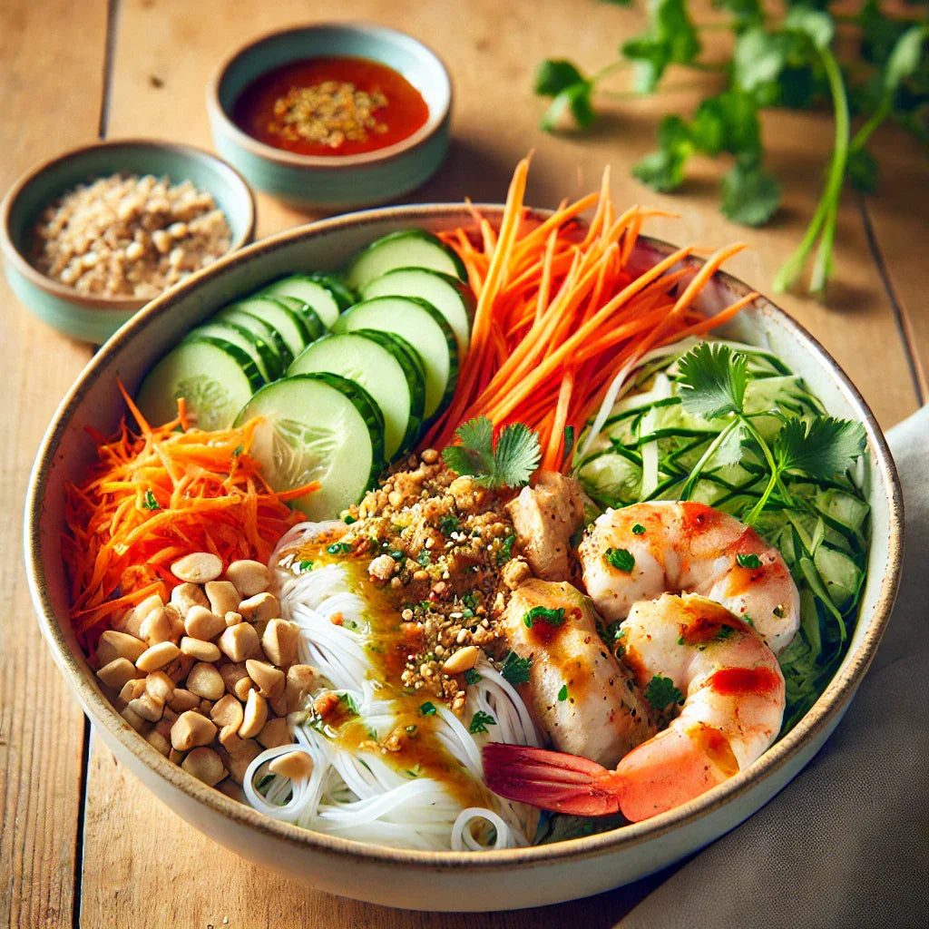 🥢Bo Bun aux Poulet (ou Crevettes)🌿