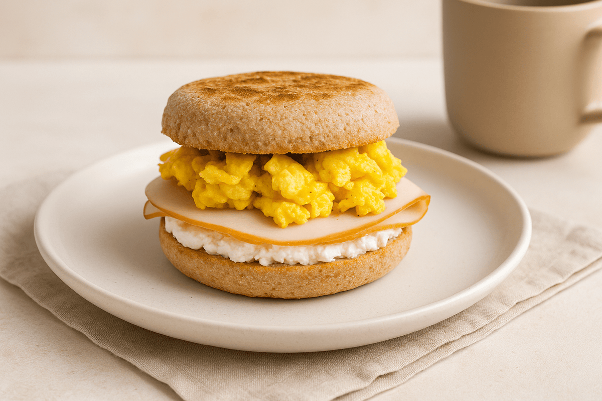 Idée petit-déjeuner : Egg Muffin protéiné