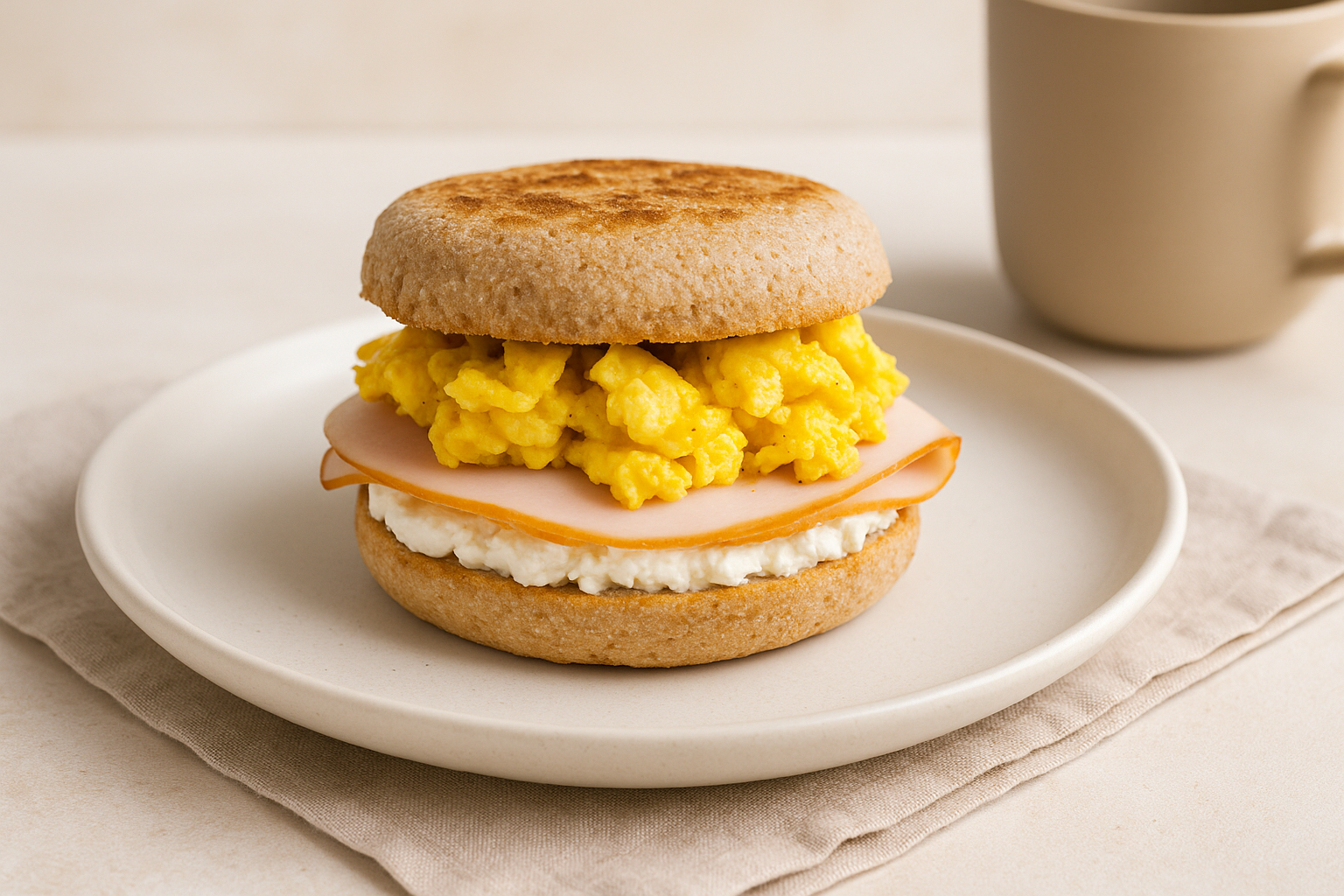 Idée petit-déjeuner : Egg Muffin protéiné