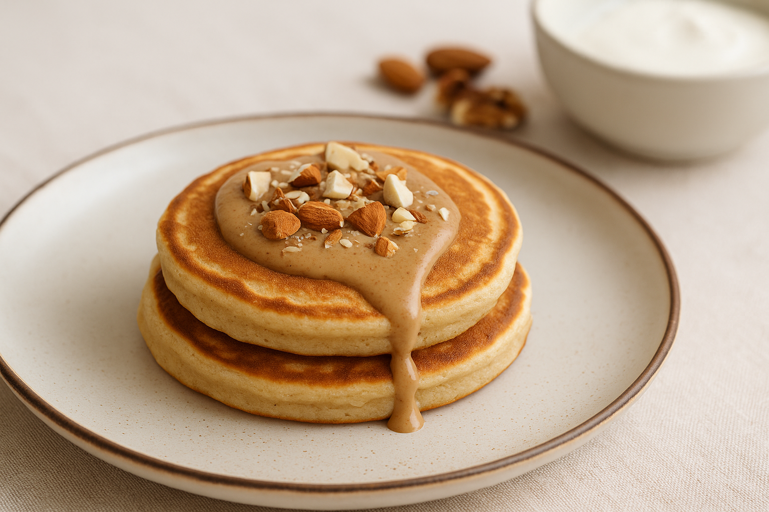 Idée petit-déjeuner IG bas : Pancakes protéinés